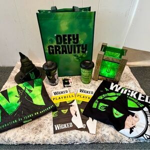 ULTIMATE WICKED 20th Anniversary Broadway & Movie Theater UNIQUE MERCH Bundle